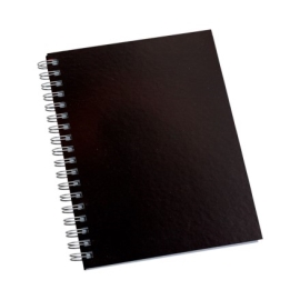 Caderno de Negócios Médio Capa Prime Preta - LG3644 Preto