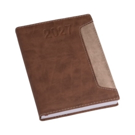 Agenda Estampada Marrom Vertical  - LG3776