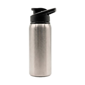 >SQUEEZE EM ALUMÍNIO "INOX FOSCO" 600ML