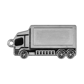 Chaveiro de Metal Formato Caminhão com detalhes Pintados - LG309 Pintado