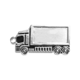 Chaveiro Caminhão Cromado com Detalhes Pintados - LG309 Cromado