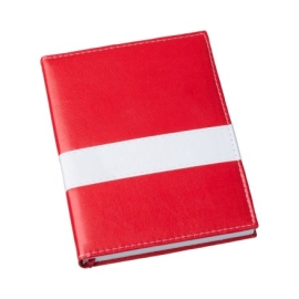 >Agenda Horizontal Vermelha