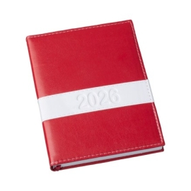 >Agenda Horizontal Vermelha